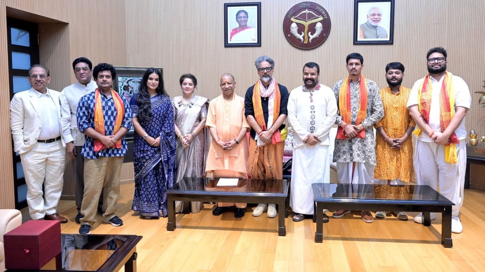 Hanuman Ansh Team Meets UP Chief Minister Yogi Adityanath As Film Nears Rs 150 Crore Milestone