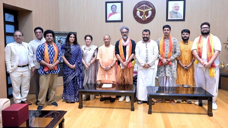 <i>Hanuman Ansh</i> Team Meets UP Chief Minister Yogi Adityanath As Film Nears Rs 150 Crore Milestone