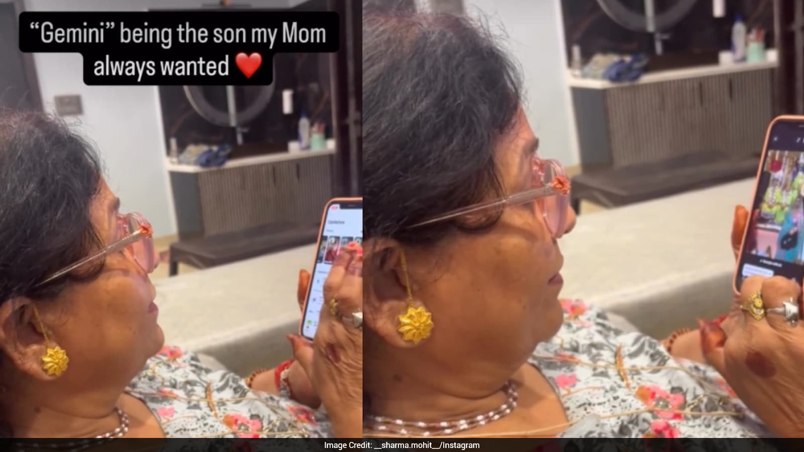 Woman Uses Gemini AI to Post WhatsApp Status in Viral Video