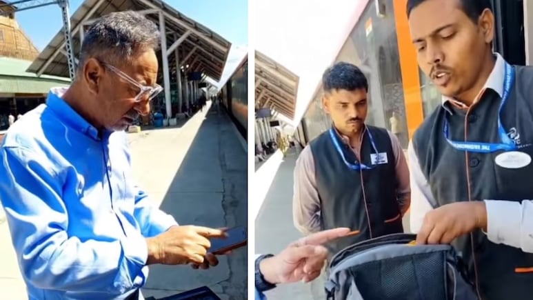 वंदे भारत एक्सप्रेस में नोटों से भरा बैग भूला बुजुर्ग यात्री, फिर भारतीय रेलवे स्टाफ ने जो किया उसने जीता दिल