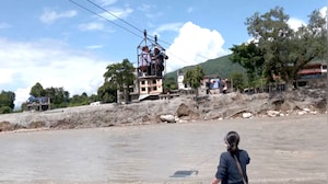 Cut Off, Not Broken: Nepal's Flood Survivors Rely On A Zipline To Cross Trishuli River