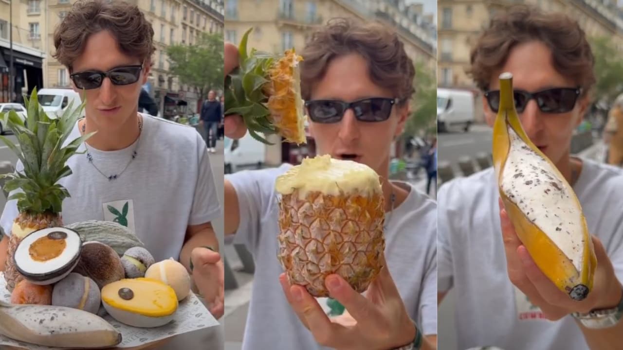 Video: Creator Tries Paris' Viral Fruit Sorbets, Reveals Prices Up To Rs 3,900