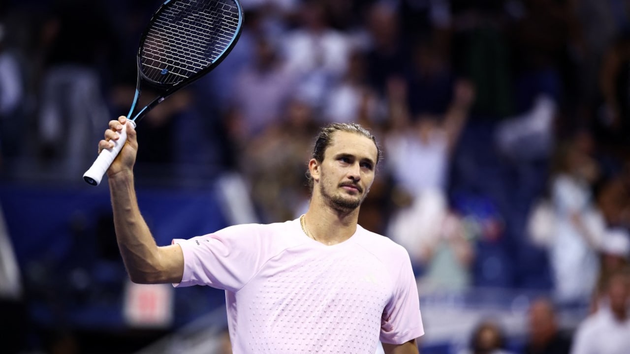 Alexander Zverev Cruises Past Botic Van De Zandschulp Into US Open Semis
