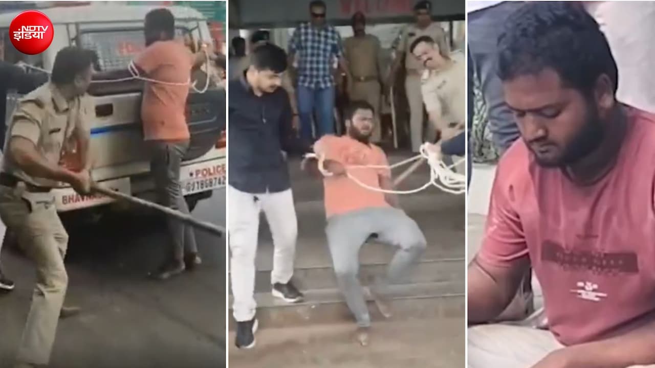 जीप से बांधकर लाठियों से ताबड़तोड़ पीटा... गुजरात पुलिस ने फैजल को क्यों दी ऐसी सजा? VIDEO से समझें कहानी