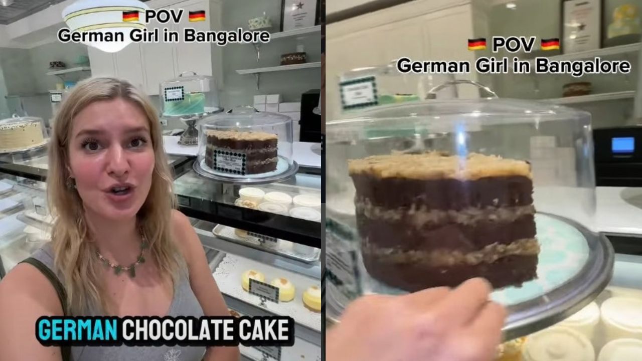 German Woman Finds 'German Chocolate Cake' In Bengaluru, Reaction Goes Viral