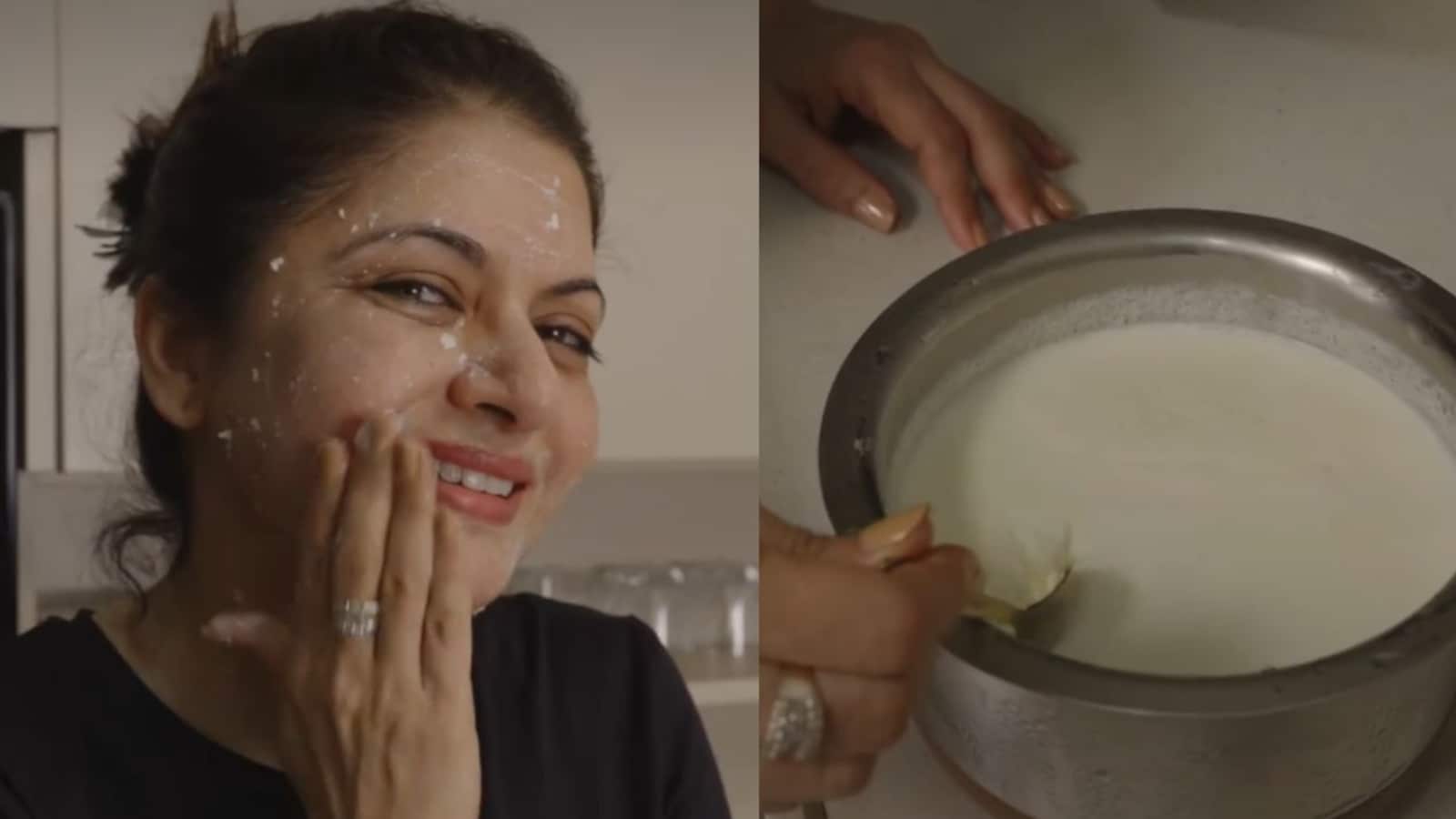 Want Glowing Skin? Bhagyashree Shares Her Traditional Malai Skincare ...