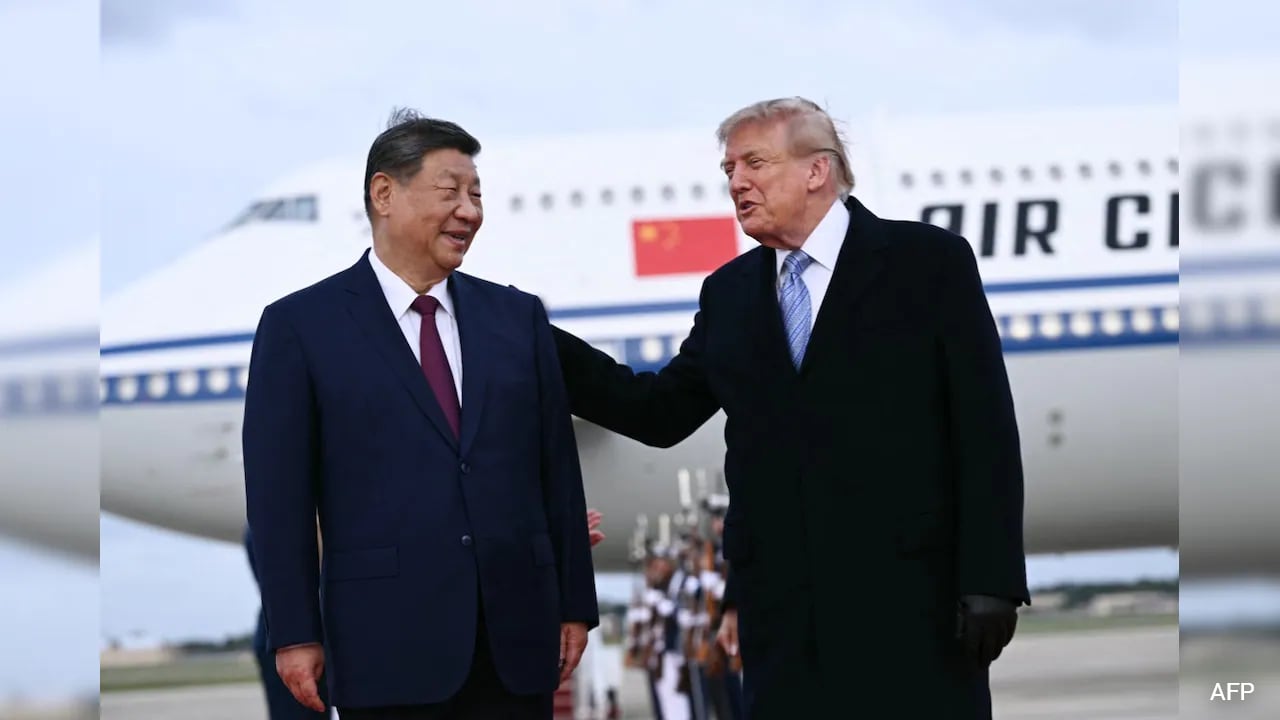 Xi Jinping Lands In US For Key State Visit, Trump Receives Him