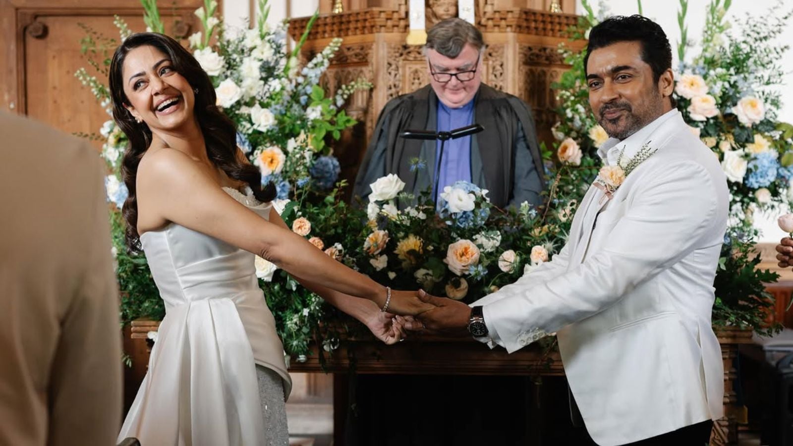 Jyotika and Suriya Renew Wedding Vows in Christian Ceremony