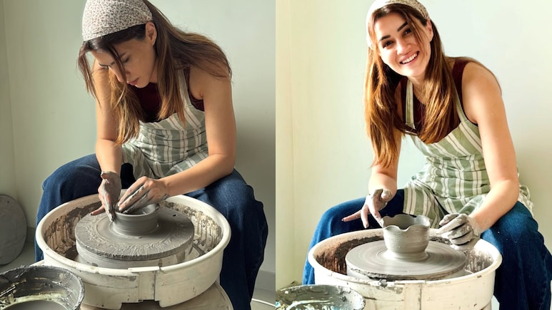 Kriti Sanon Turns Potter For A Day, Shares Glimpses Of Her First Clay Creations