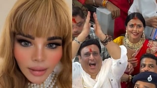 '<i>Kya Dusre Ki Biwi Ko Le Ke Ghoom Rahe Ho?</i>' Rakhi Sawant Calls Out Govinda For Visiting Lalbaugcha Raja With Komal Rani