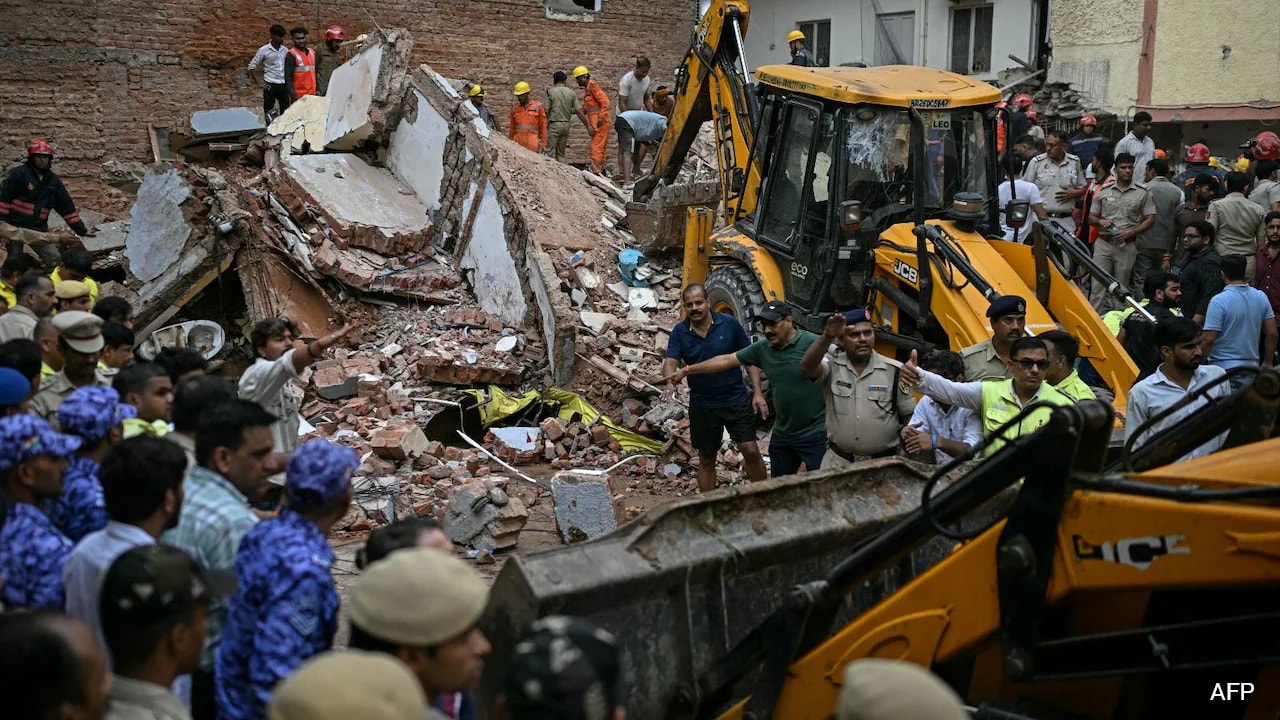 200 Private Hostels Marked "Dangerous" After Delhi Collapse Kills 7