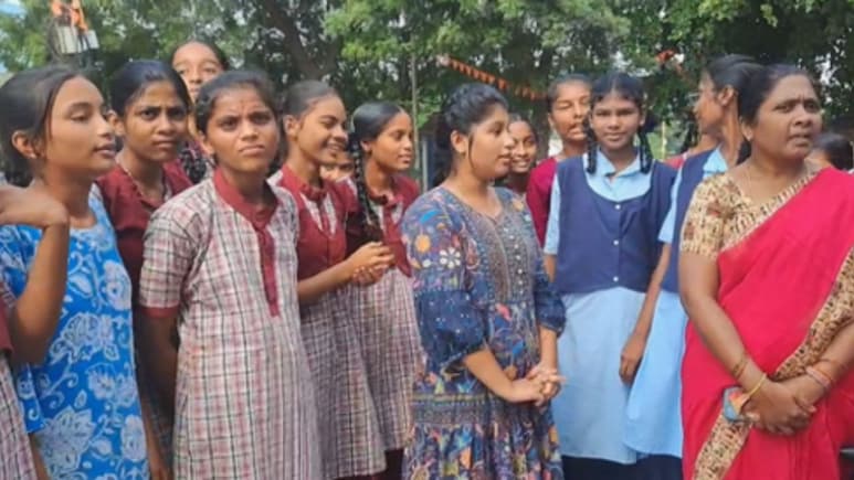 Telangana Class 10 Students Protest Over Teacher Shortage Ahead Of Exams