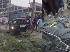 ग्रेटर नोएडा वेस्ट में तेज रफ्तार थार का कहर! स्कूटी सवार दंपति को मारी टक्कर, शख्स की मौत- ड्राइवर फरार