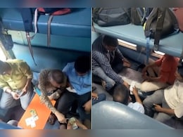 Viral Video Shows Alleged Gambling And Seat-Hogging On Mumbai-Valsad Train