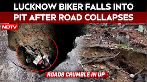 Heavy Rains Expose UP's Crumbling Roads, Kanpur And Lucknow Hit