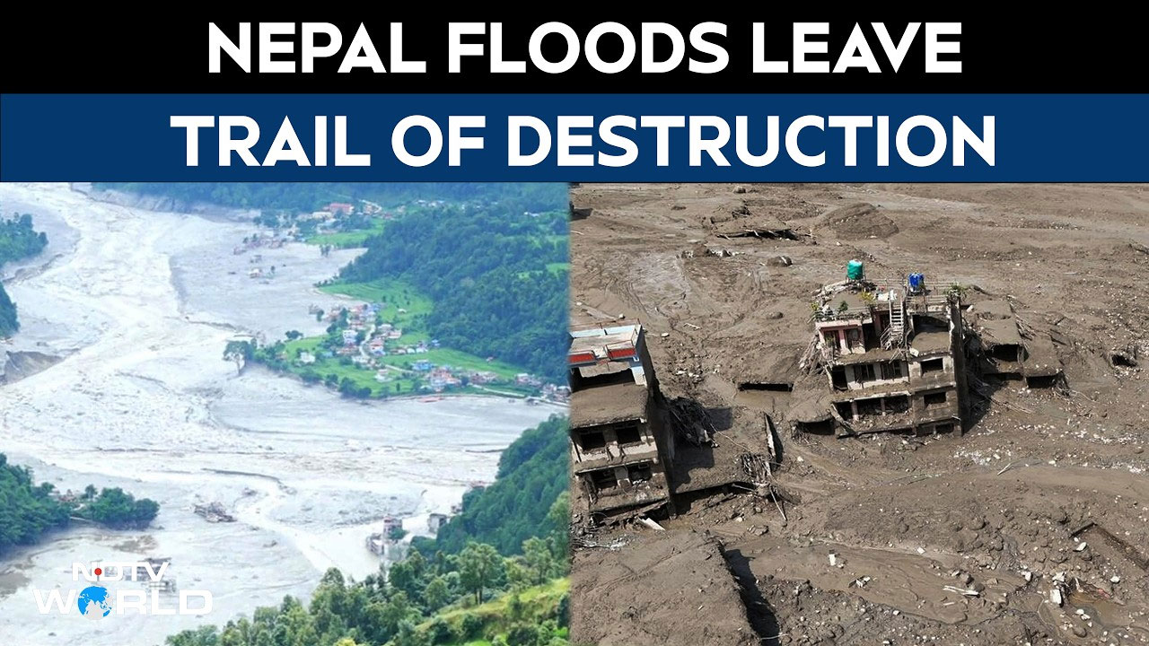 From Bustling Bazaars To Debris: Nepal Floods Leave Trail Of Destruction