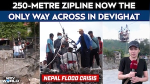 Nepal Floods: 250-Metre Zipline Becomes Lifeline For Devighat Residents | NDTV Ground Report