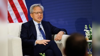 Nvidia CEO Puts Trump On Phone While Downplaying AI Risks