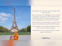 'We Sincerely Apologise': BAPS Responds To Eiffel Tower Row, Denies Preventing Access
