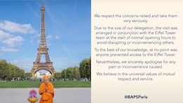 'We Sincerely Apologise': BAPS Responds To Eiffel Tower Row, Denies Preventing Access