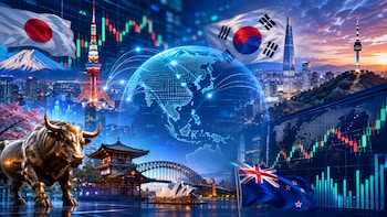 Asian Markets Today: Nikkei, Kospi Lead Gains; Wall Street Rally, Fed Bets Lift Sentiment
