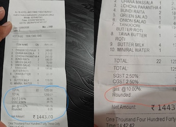 Rajasthan Restaurant Bill Goes Viral After Diner Spots Separate 'Gas' Charge