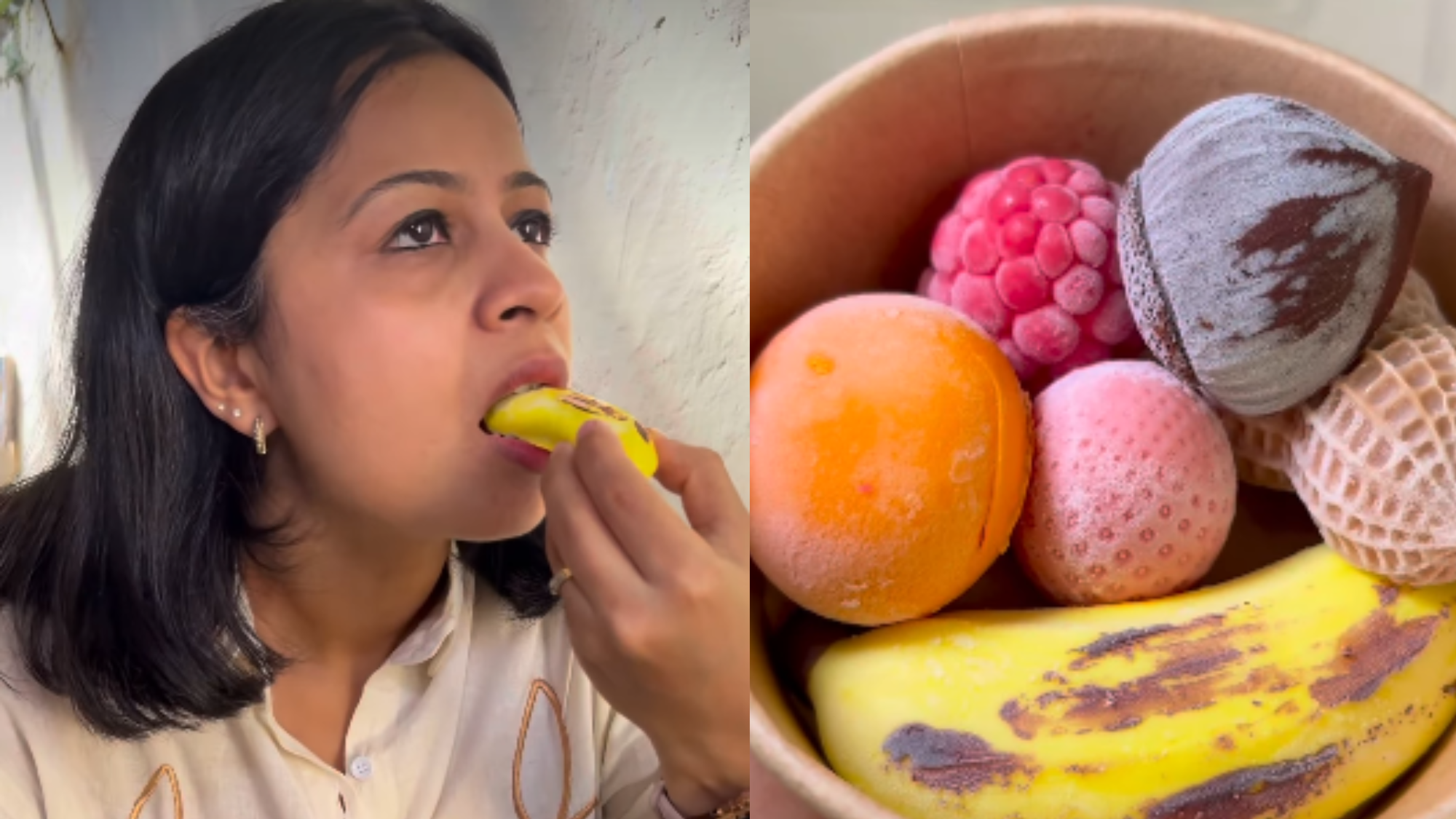 Mumbai Dessert Spot Serves Ice Creams That Look Like Real Fruits And Nuts