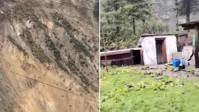 Video: Screams Heard As Part Of Nepal Mountain Crumbles Into River In Seconds