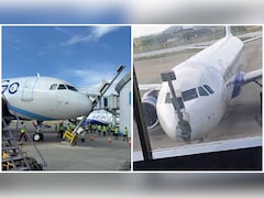 IndiGo Plane Hits VDGS Pole During Parking Process At Srinagar Airport, Passengers Safe