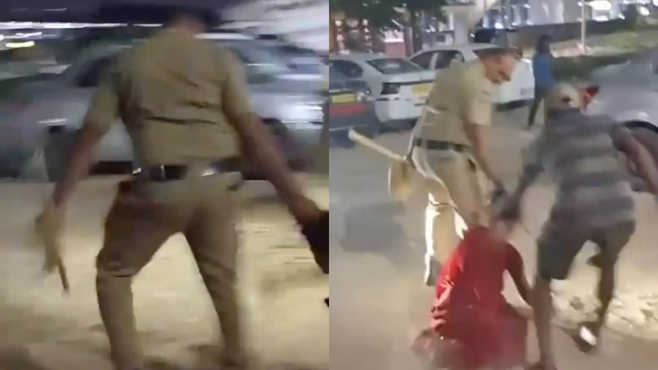 Woman Beaten, Dragged By Hair By Cop At Telangana Railway Station