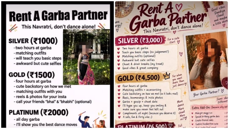 'Rent Garba Partner' Viral Posts Offering Rs 1,000 To Rs 6,500 Packages Draw Attention; BJP MLA Seeks Probe