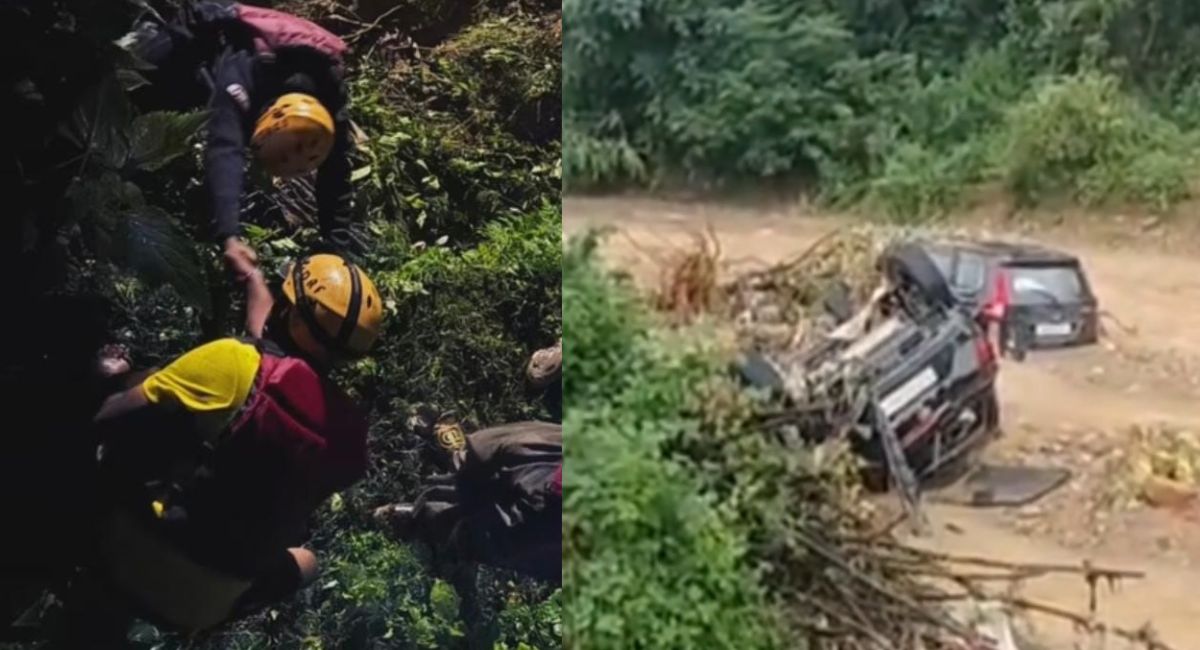 तेज बार‍िश से नाले में 2 KM तक बह गई क्रेटा कार, मेड‍िकल की छात्रा सह‍ित दो स्टूडेंट की मौत