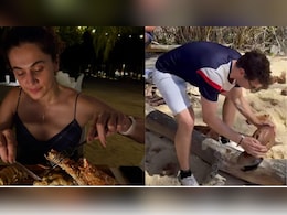 'Fetching Food From Jungle': Taapsee Pannu Reveals What Husband Mathias Boe Is Up To In Seychelles