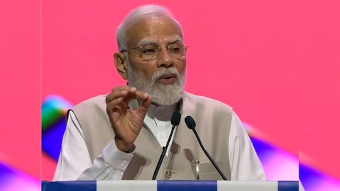 'आज हमने एक और हैट्रिक लगा दी', मुंबई के ग्लोबल फिनटेक फेस्ट में बोले PM मोदी