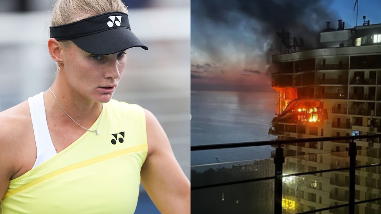 Russian Missile Strike Destroys Ukranian Tennis Player's Apartment, Only A French Open Towel Survives