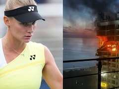 Russian Missile Strike Destroys Ukranian Tennis Players Apartment, Only A French Open Towel Survives