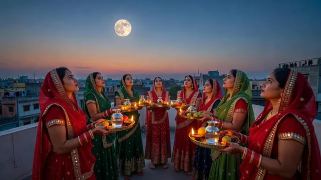 Karwa Chauth 2026: करवाचौथ पर चंद्रमा को अर्घ्य देने का सही तरीका क्या है? पंडित से जानें पूजा की पूरी विधि
