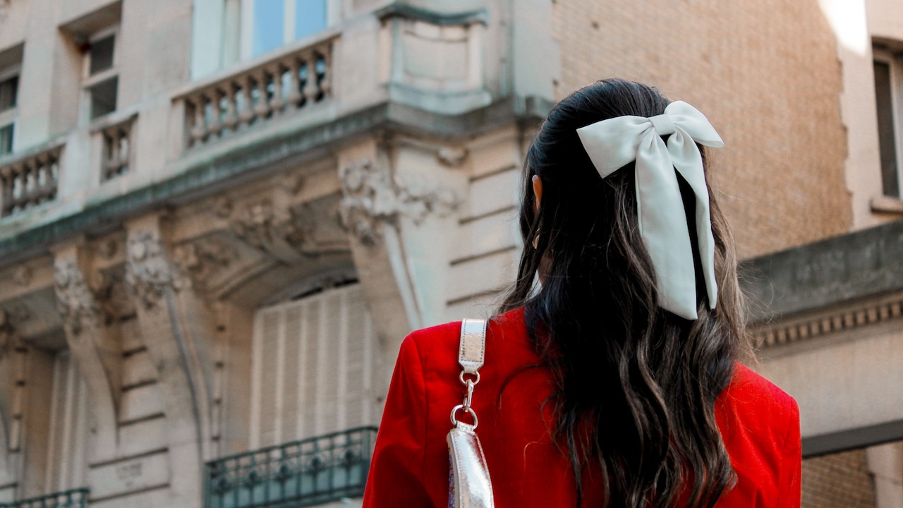Satin hair bows are back, adding a soft, polished touch to everyday hairstyles Satin hair bows are back, adding a soft, polished touch to everyday hairstyles