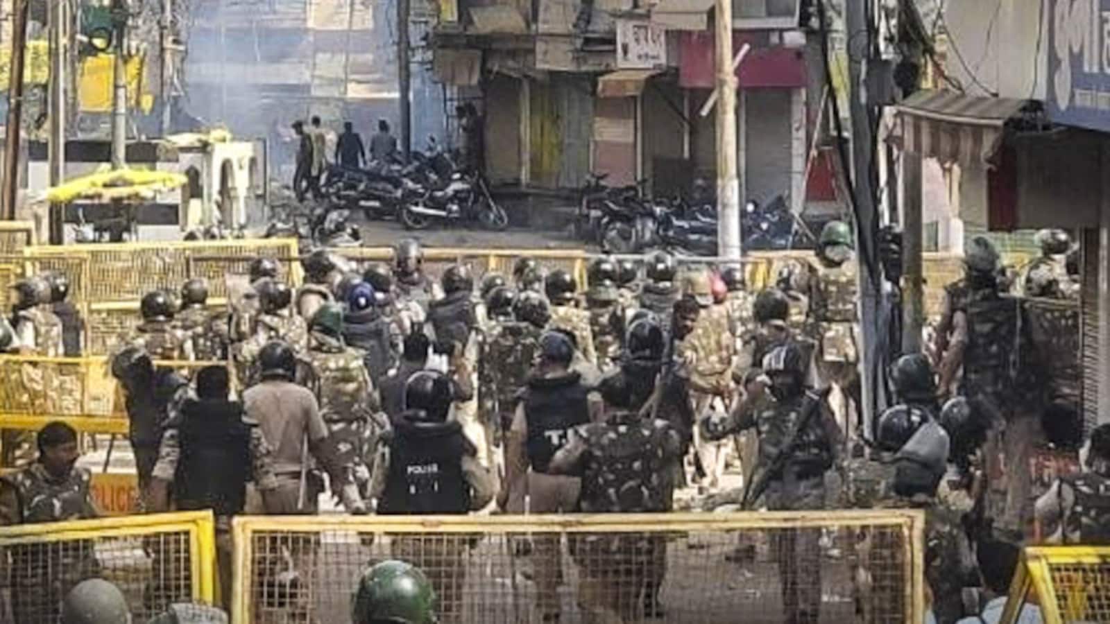 Implosion Bell Ujjain Tense Over Demolition Of Mosque Portion, Protesters Clash With ...
