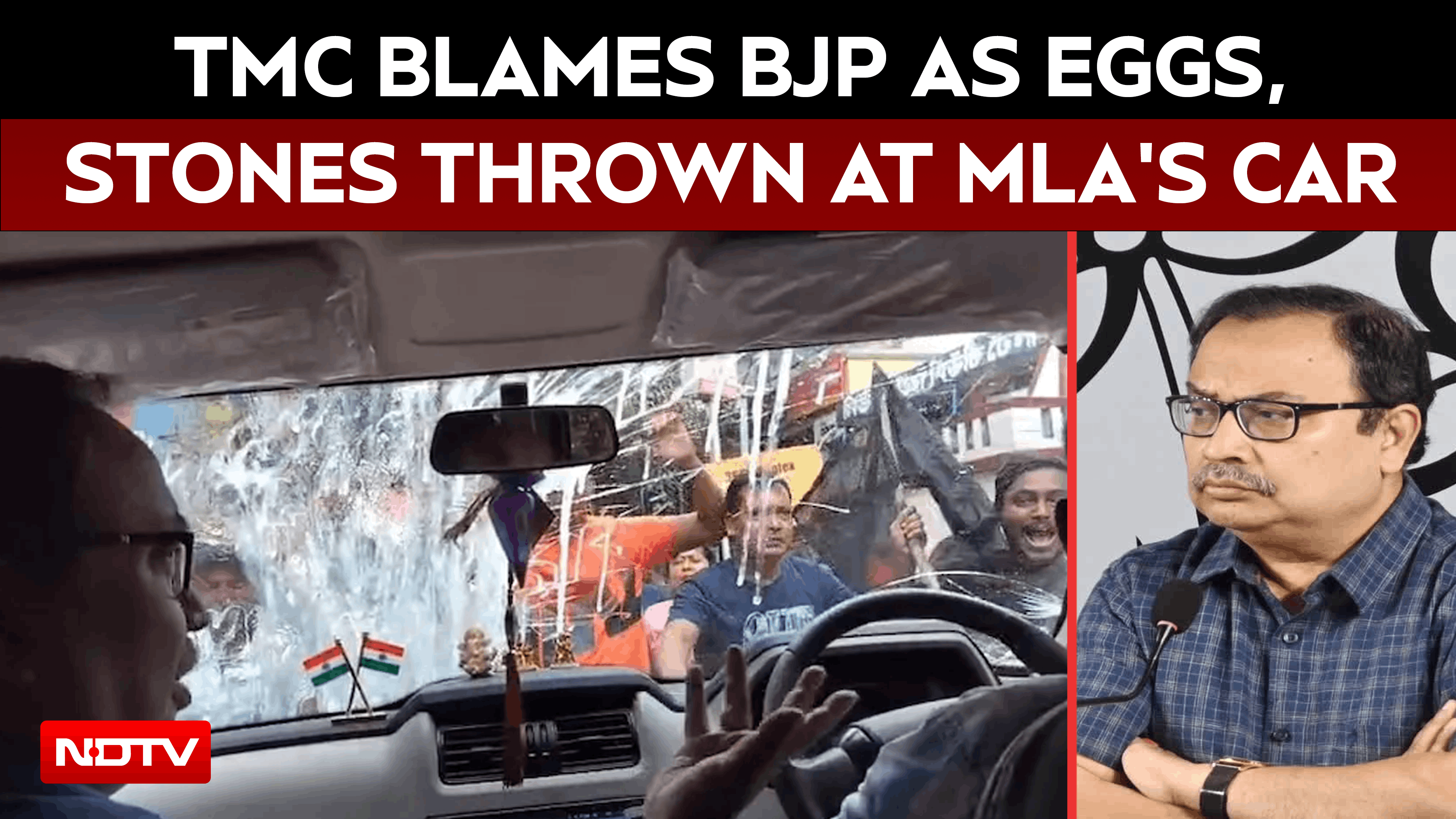 Eggs, Stones Thrown At TMC MLA Kunal Ghosh's Car In Bengal, Party Blames The BJP