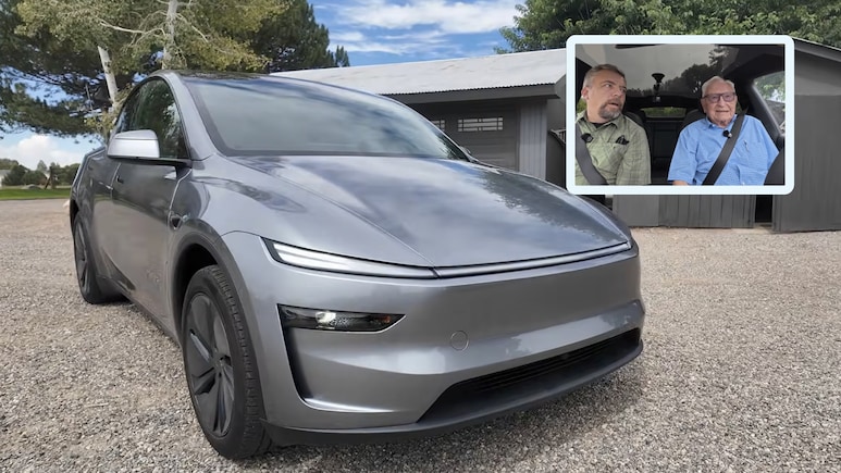 98-Year-Old Buys Tesla Model Y With FSD, Jokes Mustangs 'Ain't Got a Chance"