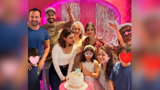 Inside Pic From Inaaya's 9th Disco-Dance Birthday Celebrations Featuring Saif Ali Khan, Sharmila Tagore. MIA - Kareena