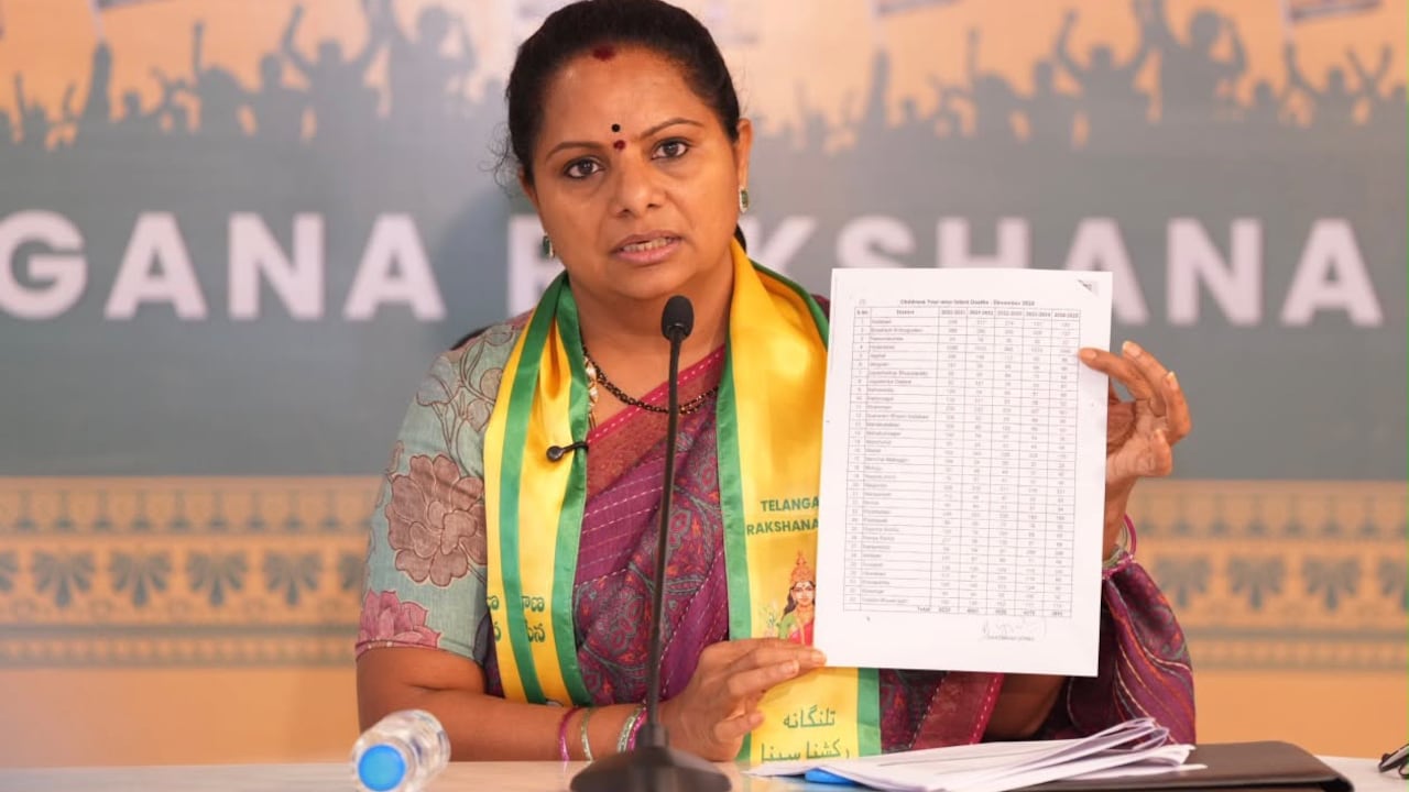 "Incompetent": K Kavitha Accuses Telangana Government Of Healthcare Failures