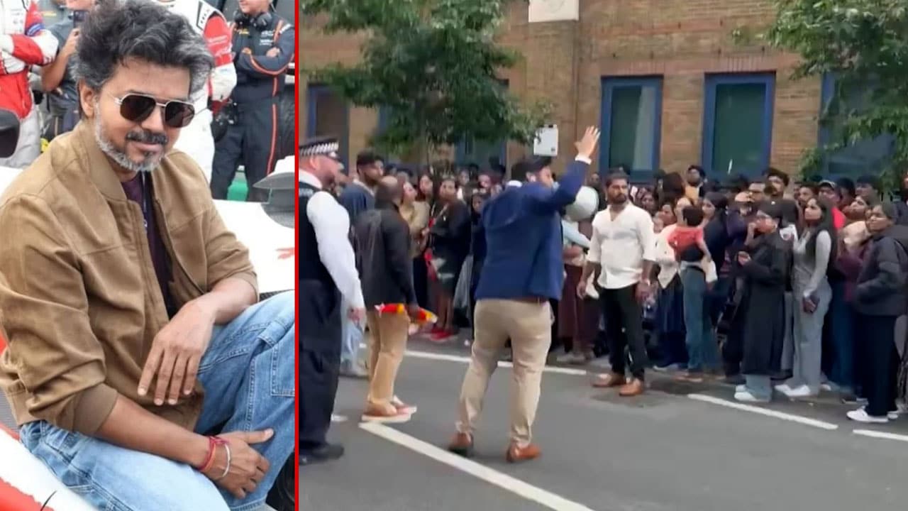 Vijay Fever Hits London, Fans Line Up For A Glimpse