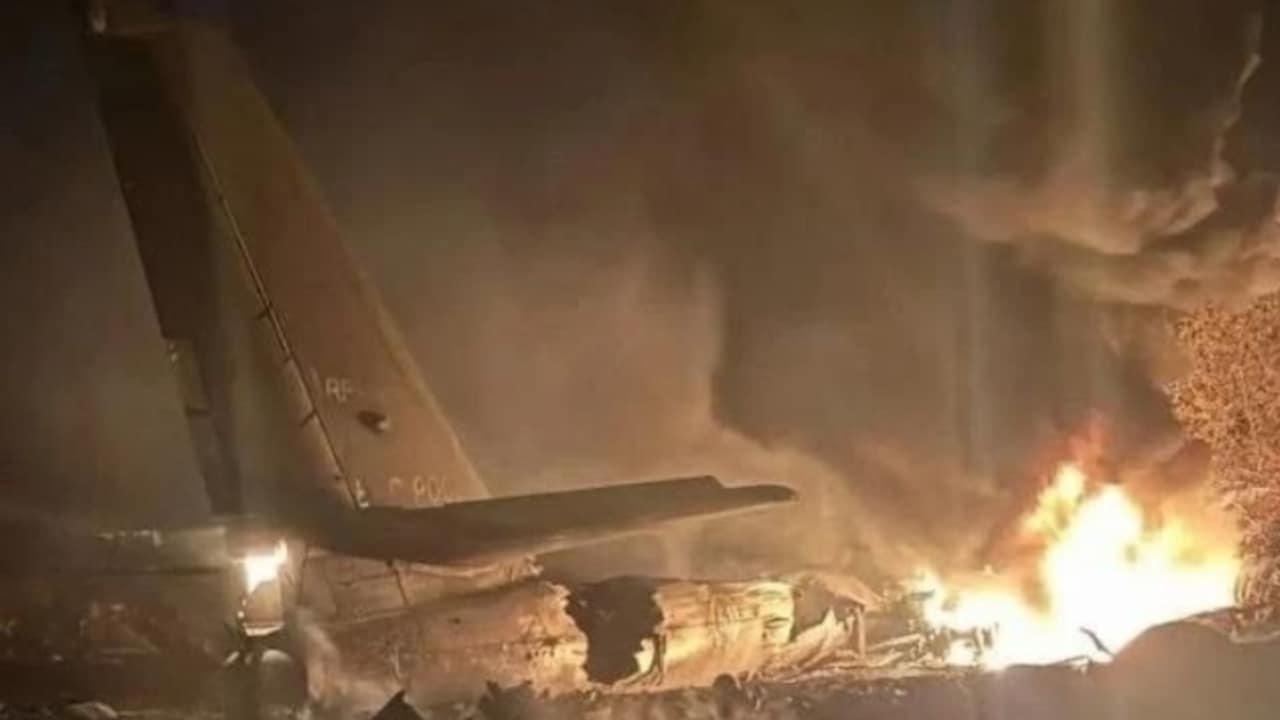 On Camera, Nuclear-Capable Russian Heavy Bomber Crashes Into Flames, 6 Dead