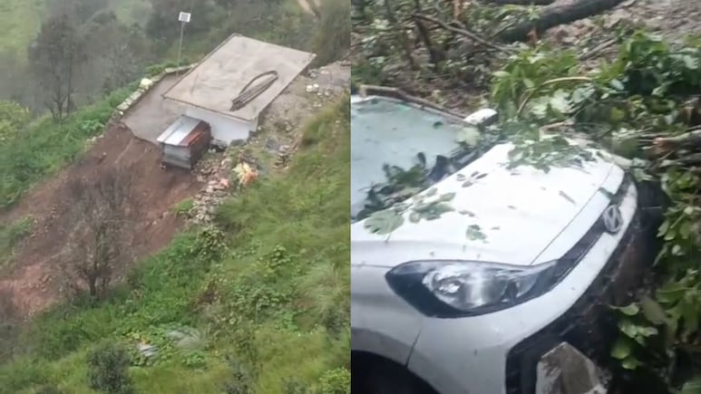 Landslides Hit Nainital Villages, Homes At Risk As Rain Continues