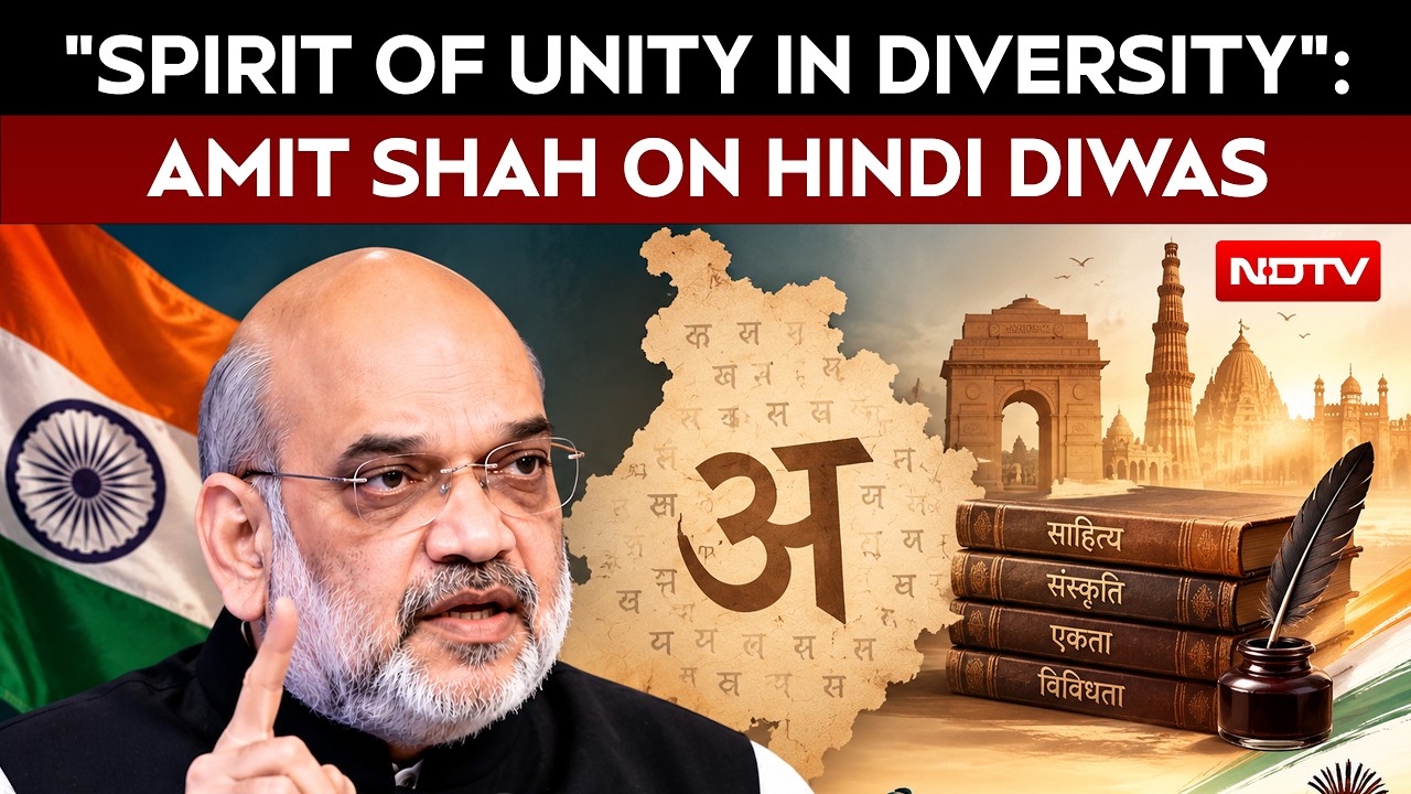 Hindi Diwas | "Spirit Of Unity In Diversity": Home Minister Shah Extends Greetings On Hindi Diwas