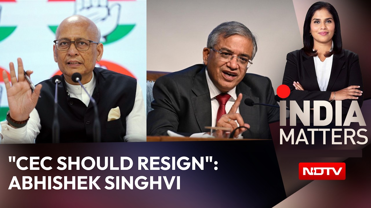 ECI Row: "CEC Should Resign Immediately," Says Abhishek Manu Singhvi