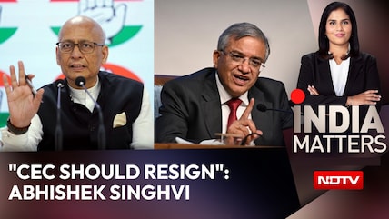 ECI Row: "CEC Should Resign Immediately," Says Abhishek Manu Singhvi