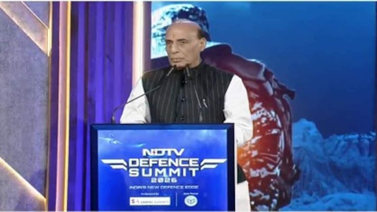 NDTV Defence Summit 2026 LIVE : "12 वर्षों में बढ़ी डिफेंस की क्षमता..." एनडीटीवी डिफेंस समिट में राजनाथ सिंह
